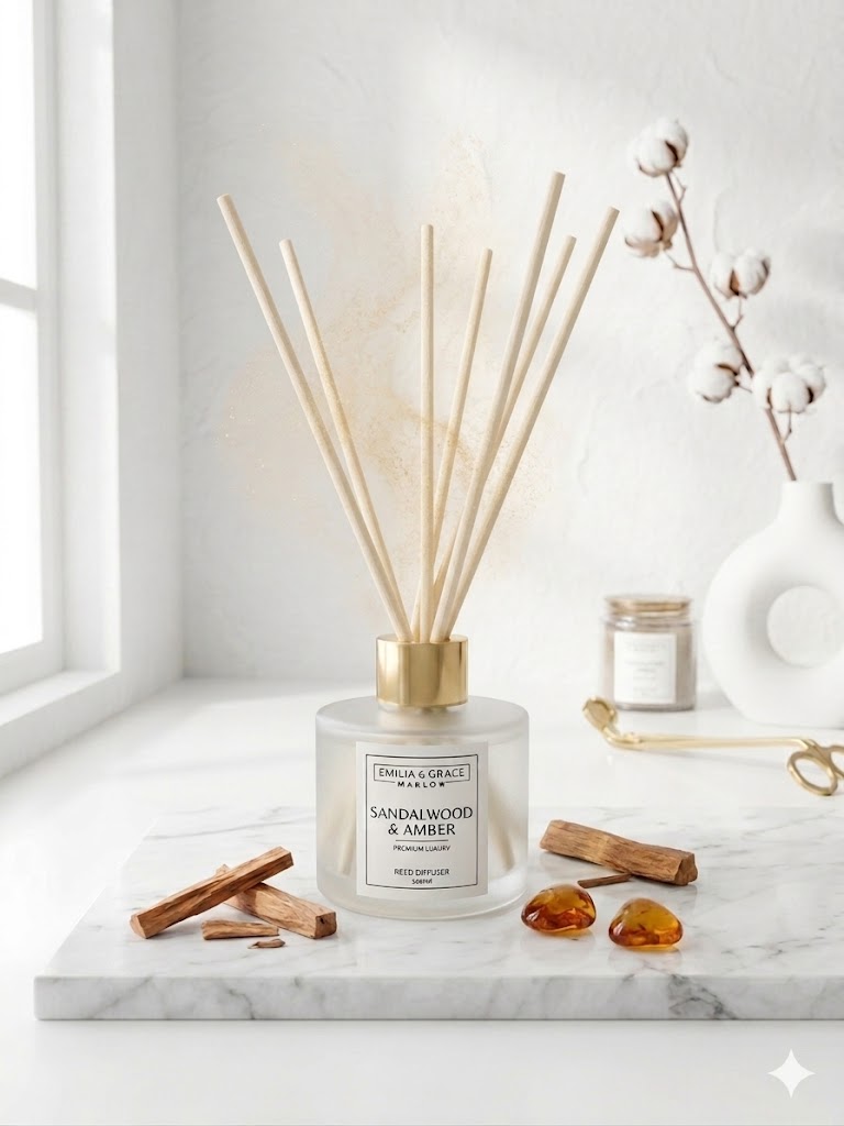 Sandalwood & Amber Reed Diffuser